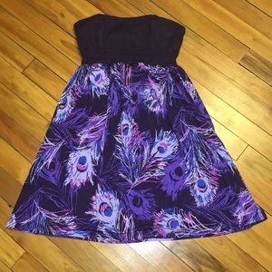 Strapless short dress